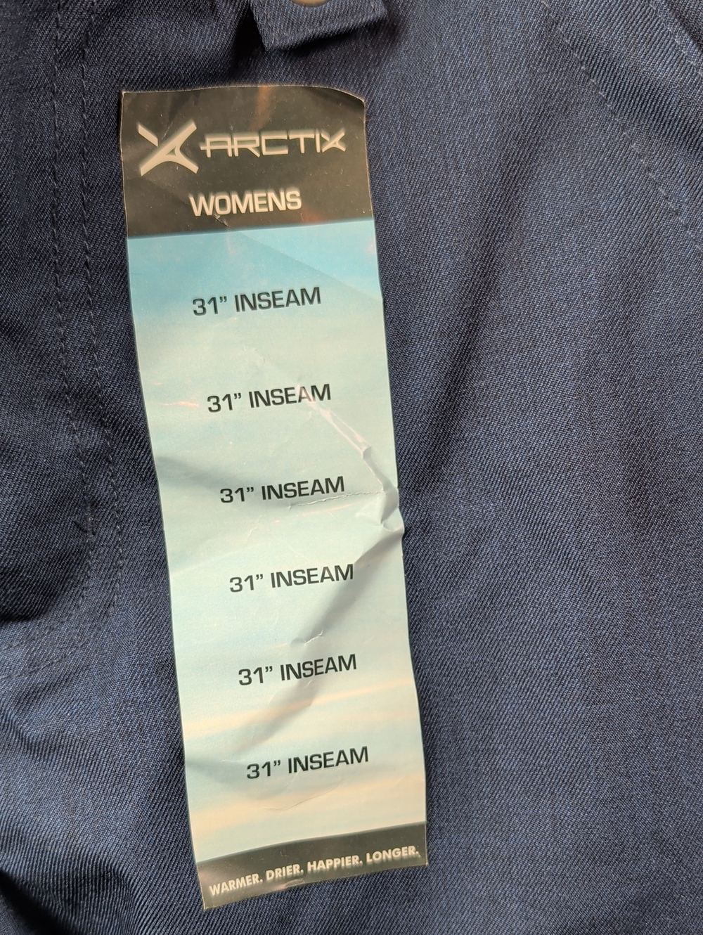 Arctix Women's Navy Insulated Snow Pants Small New Nwt - Picture 4 of 9